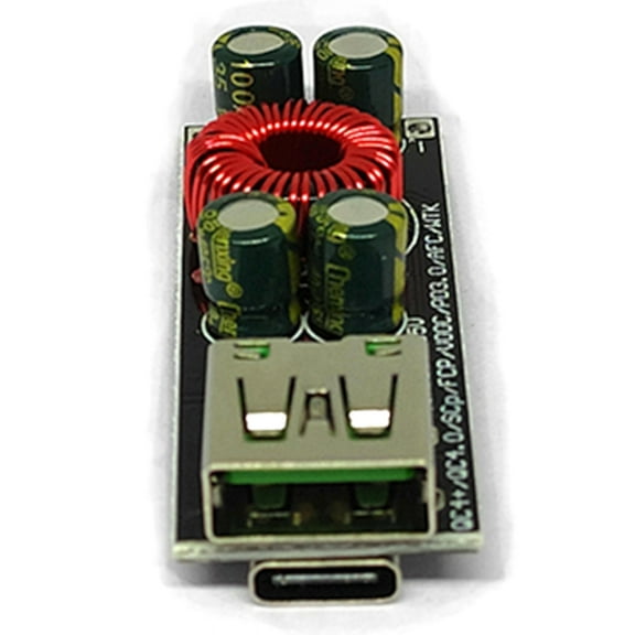 JacobsParts 60W 6-35V DC to USB Type C PD 3.0 QC4  & Type A QC3.0 DC Fast Charge 12V 24V Step-down Power Module