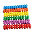 thumbnail image 3 of 66 piezas de damas chinas, piezas de damas, piezas de peones multicolores, juego de mesa para escritorio infantil, juego de juguete educativo, 3 of 9