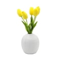 thumbnail image 1 of Flora Bunda CS4555E-YL 11.25H 5 Tulipes Réelles dans un Vase 5'H, 1 of 1