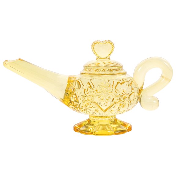 ETEREAUTY Vintage Style Acrylic Lamp with Warm Yellow Light, Decorative Home and Desktop Lighting