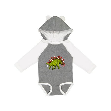 

Inktastic Santa-Stego-Saurus Gift Baby Boy or Baby Girl Long Sleeve Bodysuit