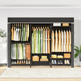 ulif Heavy Duty Closet Organizer, 63"W x 16"D x 77"H, hold 960 lbs ...