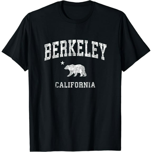 Berkeley California CA Vintage Distressed Sports Design T-Shirt