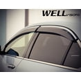 thumbnail image 5 of Wellvisors Side Window Visors Deflectors Rain Guards With Chrome Trim for 2009-2014 Acura TSX 3-847AC001, 5 of 13