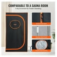 thumbnail image 6 of Portable Sauna Tent Full Size, 1000W Home Spa Kit, Personal Sauna for Detox, Temperature Control, Floor Mat Included, Relaxation & Muscle Relief, 6 of 7
