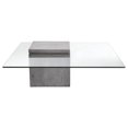 thumbnail image 5 of Sunpan Grange 39.5" Square Modern Glass Coffee Table in Gray, 5 of 5