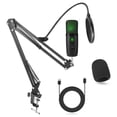 thumbnail image 1 of Microphone USB à Condensateur pour Gaming avec Éclairage RGB Brillant Haute Configuration, 1 of 7