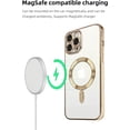 thumbnail image 3 of Plating Case for iPhone 15 Pro with Camera Lens Protector,Anti-Scratch Shockproof Slim Protective Case, Ideal for Women and Men，Compatible for iPhone 15 Pro, Gold, 3 of 13