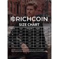 thumbnail image 7 of RICHCOIN Men's V Neck Long Sleeve Shirts Slim Fit Basic T Shirts Ribbed Fashion Tee, 7 of 7