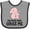 Heather and Black, variant on Inktastic Pink Piggies My Great Aunt Loves Me Boys or Girls Baby Bib