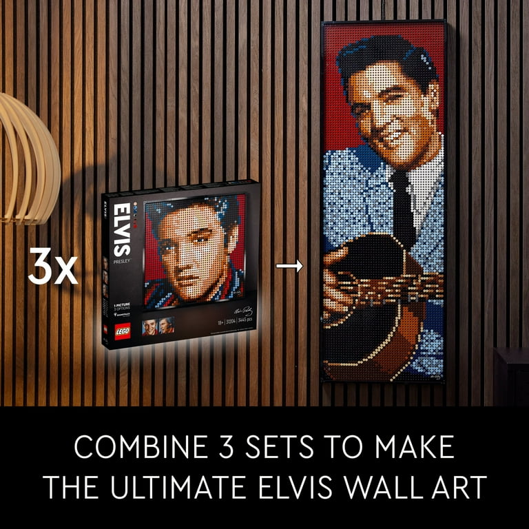 31204 Elvis Presley The King Portrait Lego Art Set Walmart