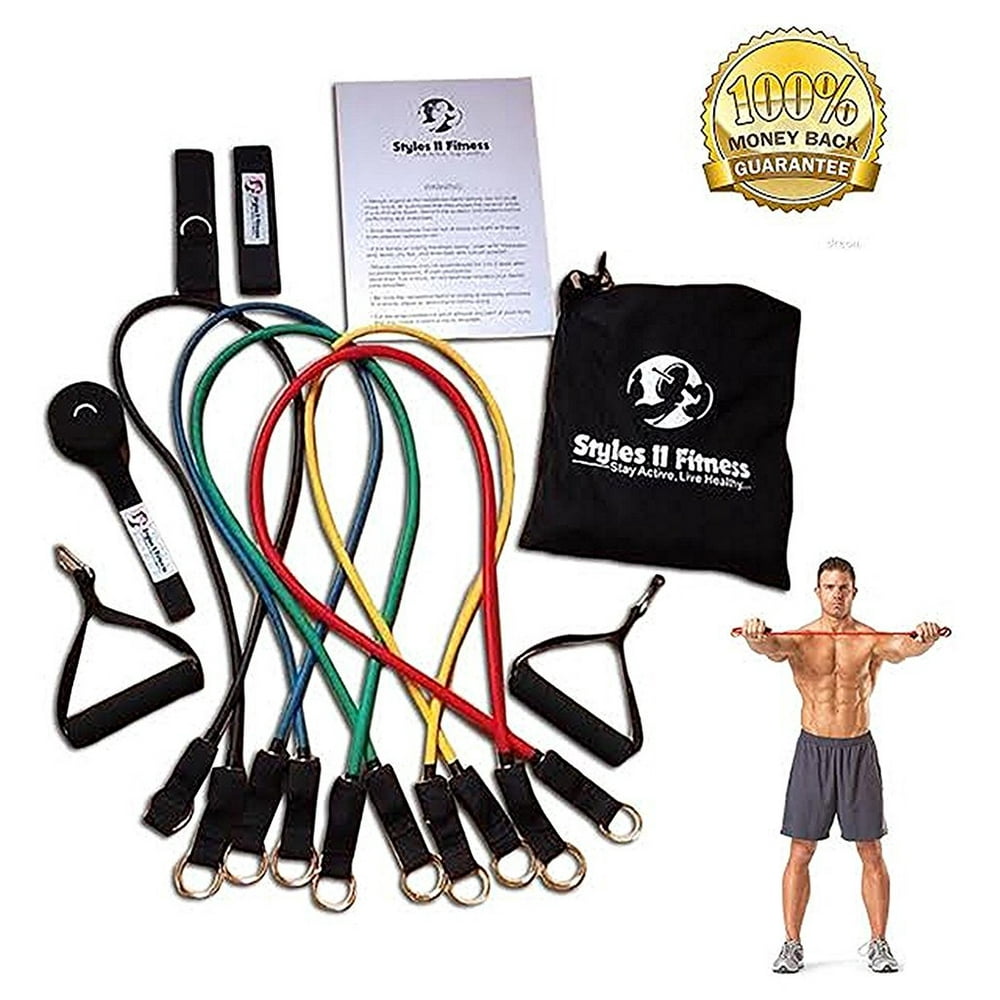 Styles II Fitness Resistance Tube Exercise Workout Elastic Stretch Band