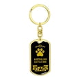 thumbnail image 4 of Australian Cattle Dog Stainless Steel or 18k Gold Premium Swivel Dog Tag Keychain, 4 of 8