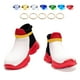 thumbnail image 2 of Zapatillas Loromodo blancas y negras para niños y niñas, zapatillas para correr, 2 of 6