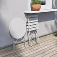 thumbnail image 5 of Simenmax Steel Patio Bistro Set, Folding Outdoor Patio Furniture Sets, 3 Piece Patio Set of Foldable Patio Table and Chairs, 5 of 6