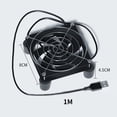 thumbnail image 1 of 1pcs Router Cooling Fan Noise-free Strong Wind Power Fast Cooling 2.5W 0.5A 80X80X45 Mm For PC Cooler TV Box, 1 of 6