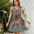 thumbnail image 7 of QUEEN OF HEARTS PLAYING CARDS ARTWORK Dress Summer Street Style Dresses Female Sleeveless Printed Sundress, 7 of 7