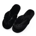 thumbnail image 2 of SPRING PARK Aerusi Women Faux Fur Flip Flops Slide Slippers Anti-Slip Flip Flops Home Shoes, 2 of 7