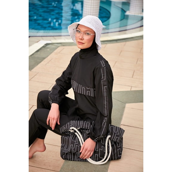 Colourful Burkini Modest Swimwear R2416