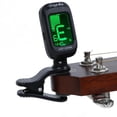thumbnail image 1 of Afinador de guitarra Violín Ukulele Bass Clip-on Sintonizador LCD Partes de instrumentos musicales, 1 of 4