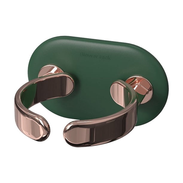 Secador de Pelo Ajustable - Soporte Colgante para Secador de Pelo - Estante de Almacenamiento de Pared Sin Perforaciones para El Baño