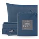 thumbnail image 1 of Juego de Sábanas Microfibra, Frescas, Hipoalergénicas, Real Textil (Azul Marino , Individual), 1 of 6