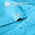thumbnail image 5 of Superior Cotton Flannel Solid Duvet Cover Set, Twin, Blue, 5 of 11