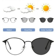 Visland Women/Men Blue Light Blocking Glasses, Change Color Anti Eyestrain & UV Glare for Outdoor and Computer Reading/Gaming/TV 1Pair