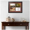 thumbnail image 2 of ArtToFrames Collage Photo Picture Frame with 4 - 5x7 Openings, Framed in Black with Cognac and Black Mats (CDM-3926-3), 2 of 8