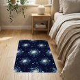 thumbnail image 3 of ODIKA 2'x3' Washable Throw Rug Stars Themed Planets Astronomy Educational Starry Galaxy for Hallway, Study Room, Non-Slip Low Profile, Flatwoven, 3 of 7