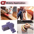 thumbnail image 3 of Unique Bargains 50Pcs Sanding Discs Wet Dry Waterproof Hook & Loop Sandpaper for Woodworking, Automotive Refinishing 7.80"x2.76" 8 Hole 80Grit Purple Ceramic Abrasive, 3 of 6