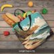 thumbnail image 5 of Easygdp Coastal Palm Beach Bolsa Tote para Mujer, Bolso de Hombro para Trabajo, Playa, Viajes, Compras y Supermercado, 5 of 7