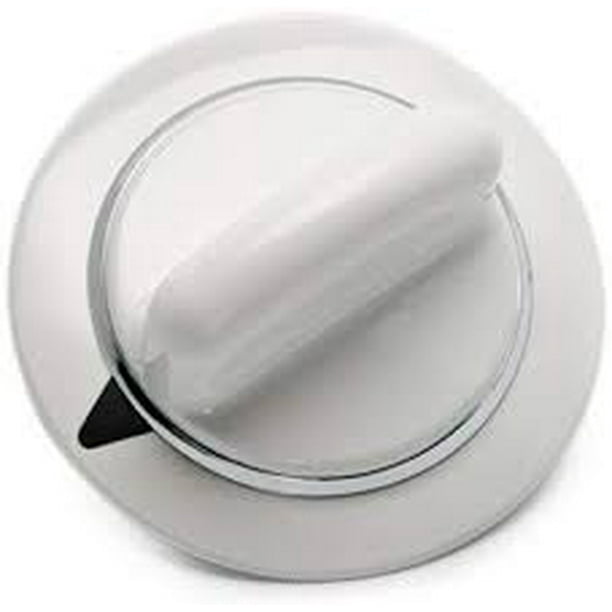 WE1M654 White Dryer Timer Control Knobs Replacement Compatible with
