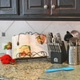 thumbnail image 5 of Westcharm Antique Metal Kitchen Cookbook Display Stand, Recipe Book and iPad Holder, Cookery Book Easel with Weighted Chains, Rustic Dark Brown, 5 of 7