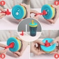 thumbnail image 6 of Sioweci Water Bottle Straw Replacement for Zak Cup BPA-Free Easy to Clean Bite Valve Drinking Straw Accessories Grey, 6 of 13