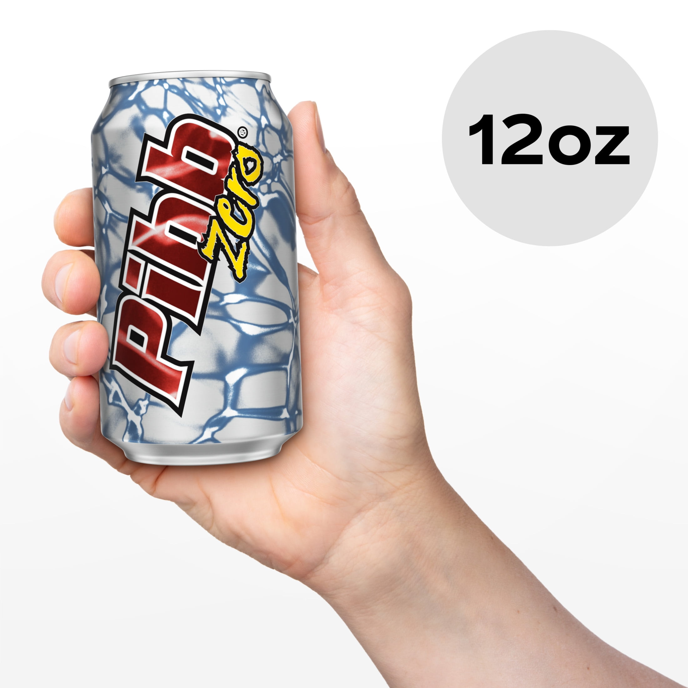 Pibb Zero Sugar Diet Soda, Spicy Cherry Flavor, 12 fl oz, 12