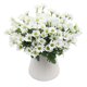 thumbnail image 5 of 5 BUNDLES Madres Artificiales Flores Margarita Falsa para La Boda en El () White, 5 of 9