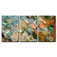 thumbnail image 2 of wall26 Canvas Print Wall Art Set Blue, Orange, Green &amp; Pink Paint Collage Abstract Shapes Illustrations Modern Art Chic Colorful Multicolor Ultra for Living Room, Bedroom, Office - 24"x36&qu, 2 of 4