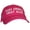 Dark Pink, variant on Embroidered In The USA Make America Great Again Strapback Dad Hat W/Metal Buckle - Dark Pink