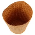 thumbnail image 2 of Woven Bamboo Waste Basket Handmade Lightweight Storage Holder for Home Organization and Trash, 2 of 5