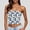 Multicolor15, variant on Women's Floral Tube Tops Ruffled Strapless Bandeau Sleeveless Loose Holiday Style Multicolor Plus XL