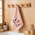 thumbnail image 6 of Kyusrd Velvet Hand Towels for Bathroom,Cotton Soft Absorbent Decorative Hand Towel for Face Spa Bath Gym Kitchen,Pink,34x74cm, 6 of 6