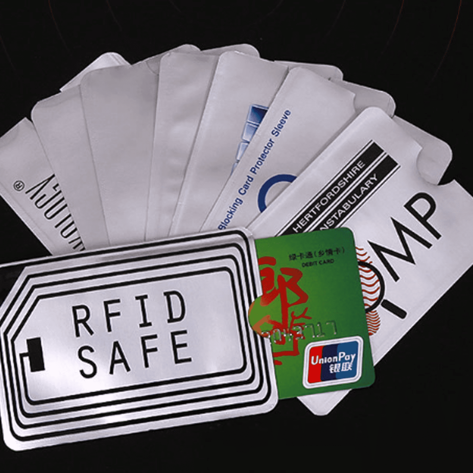 AOMRCOL 8Pcs RFID Blocking Sleeves,Card Holder Covers for Debit Cards,Yellow  - Walmart.com