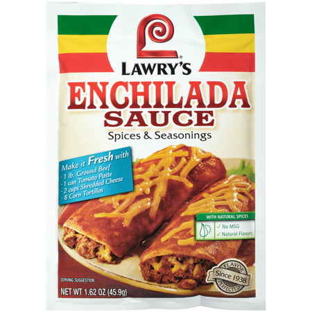 Lawry's ® Enchilada Sauce Spices & Seasonings 1.62 oz. Packet