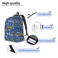 thumbnail image 2 of Disketp Different Chemical Things Mochila de Lona Estampada, Mochila Escolar de Viaje Ligera para Estudiantes y Portátil-Small, 2 of 4