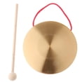 thumbnail image 2 of Platillos Gong de 6 Pulgadas, Instrumentos Musicales de Percusión de de Capilla de Cobre Y Latón Hugo Juguetes de percusión de platillos de cobre, 2 of 7