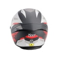 thumbnail image 2 of DOT Motorcycle Helmet Adult Street Full Face Red Black, 2 of 14
