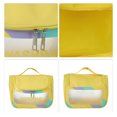 thumbnail image 3 of Unique Bargains 1 Pc Women Convenient Makeup Bag for Vacation Camping Business Travel Bathing Yellow, 3 of 4