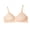 #4_Beige, variant on Women's Comfort Lace Bra Wireless Non-Padded - Sexy Stretch Underwear with Smooth Breathable Fabric, Non-Chafing Everyday Bralette for Plus Size, Full Coverage Support Bra