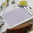 thumbnail image 4 of Placemats Set of 4 for Dining Table, Table Placemats, Rectangular Vinyl, PVC, 18x12 Inches - Silver, 4 of 8